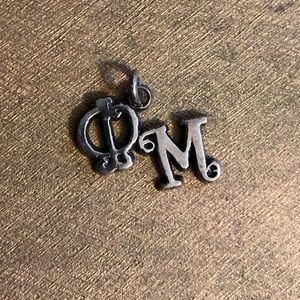 Phi Mu silver charm